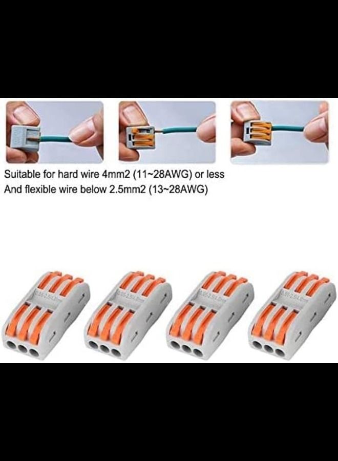 ABBASALI Wire Connectors Compact Quick Terminals Cable Connector - Image 2