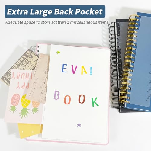 Ouzoustate 5 Subject Notebook College Ruled, 300 Pages A4 Hardcover Spiral Notebook with Removable Dividers Tabs 8.5" x 11" 100GSM Large Lined Journal Notebooks for Work School - Image 5