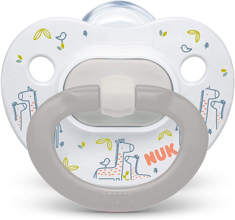 NUK Orthodontic Pacifiers for Girls, 0-6 Months, 2-Pack - Image 5