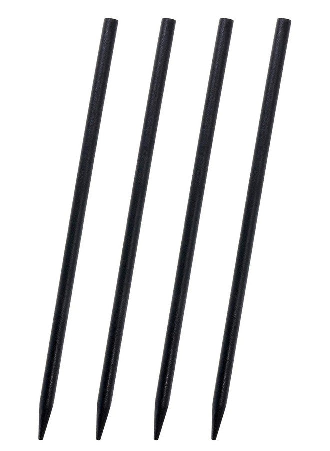 PENTA ANGEL Wood Hair Sticks Penta Angel 4Pcs Vintage Wooden Hair Chopstick Pencil Long Hairpin Clips Accessory for Women Thick Curly Hair Bun Holder Hairstyle Decor (Black) - Image 1