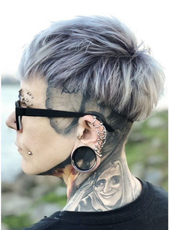 Alien Grey Hair Dye - Classic High Voltage - Semi Permanent Cool Medium Slate Gray Hair Dye - Vegan, PPD & Ammonia Free (8oz)