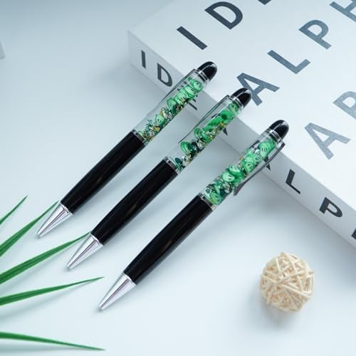 Sikyby Alien Funny Pens Cute Floater Floating Liquid Writing Journaling Office Pen Unique Gift For Women Men - Image 2