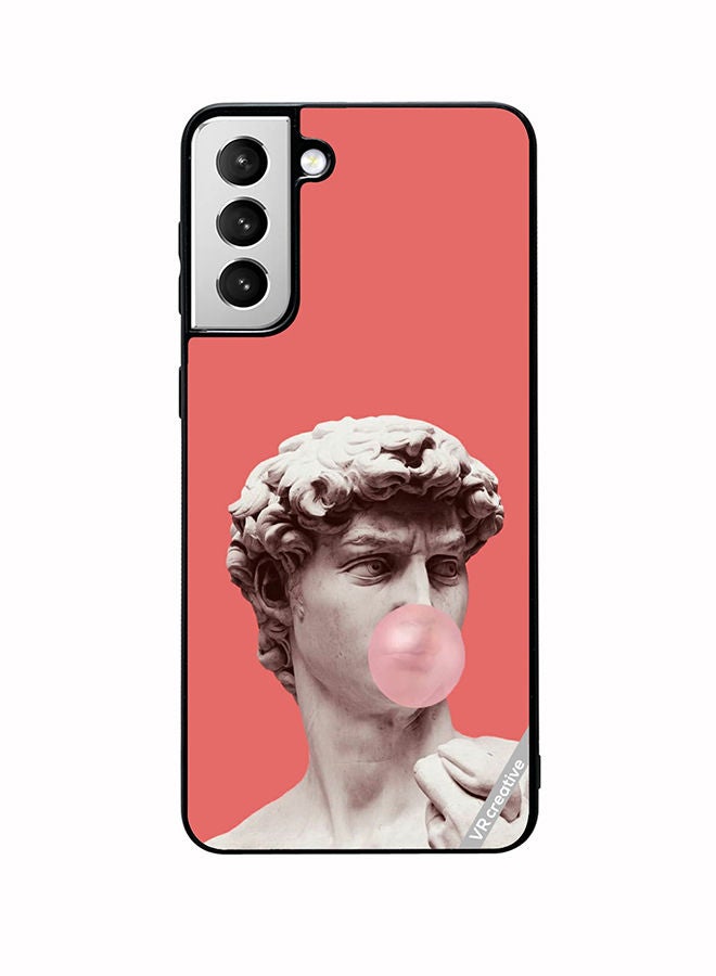 VR CREATIVE Protective Case Cover For Samsung Galaxy S22 5G Gum, Estetichs, Retrowave Design Multicolour - Image 1