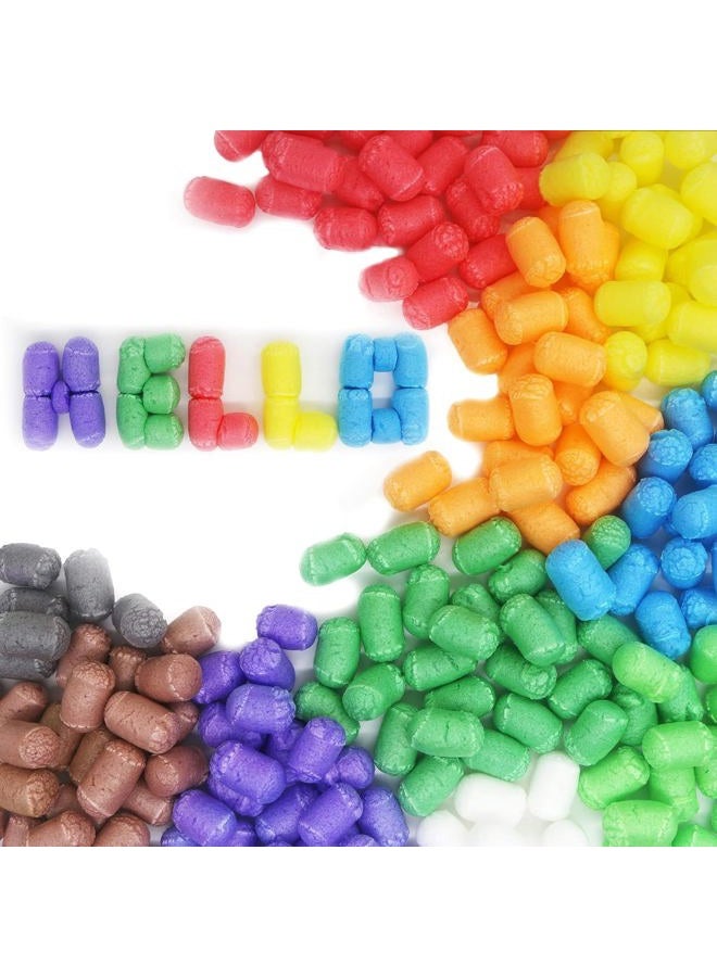 Pasacho Arts and Crafts for Kids - Magic Foam Corn Craft Kit, STEM Building Model Toys, Bulk Crafts Supplies Kits, Kindergarten Preschool School Crafts Set for Toddler Ages 3 4 5 6 7 8 9 10 11 12 (500pcs) - Image 1