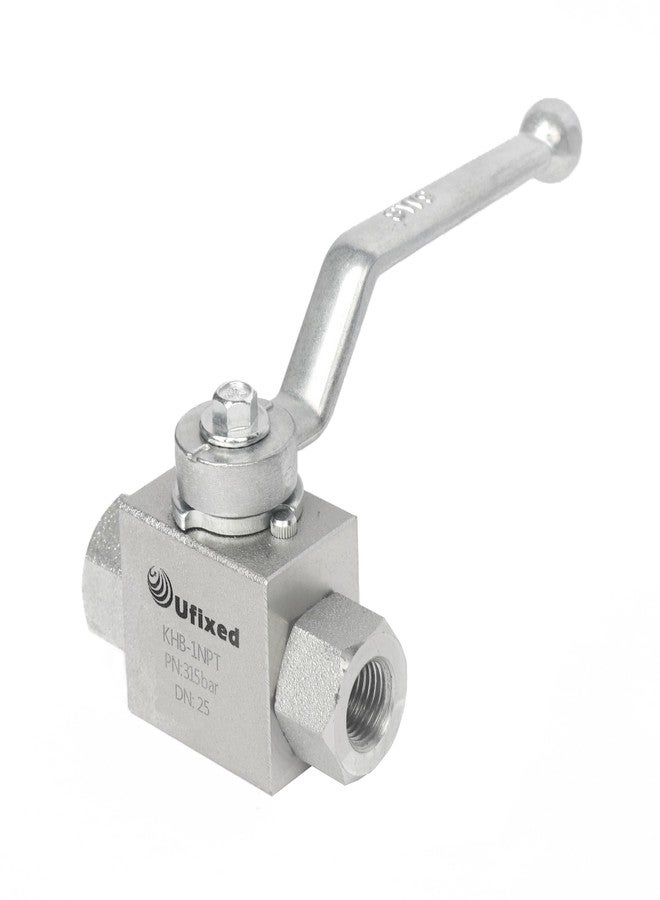 Ufixed Universal Hydraulic Ball Valve 2 Way 1 Inch NPT Female Hydraulic Valve 4560 PSI Shut-Off High Pressure Ball Valve KHB - Image 1