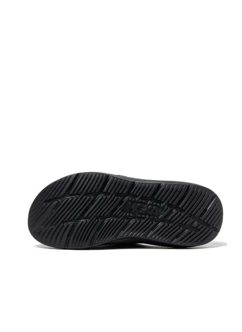 هوكا WTAPS X HOKA Ora Luxe صندل فيلكرو قابل للتعديل - أسود | صندل صيفي مريح للرجال/النساء للشاطئ، العطلات والملابس اليومية  - Image 5