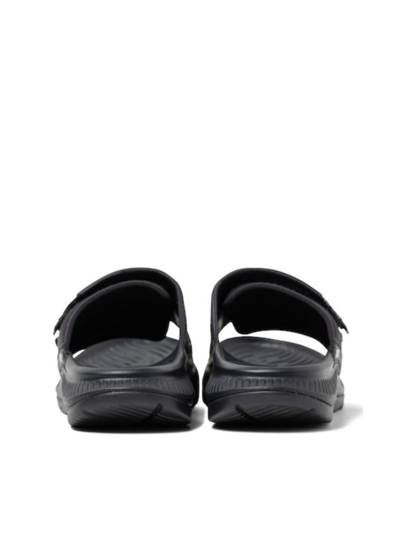 هوكا WTAPS X HOKA Ora Luxe صندل فيلكرو قابل للتعديل - أسود | صندل صيفي مريح للرجال/النساء للشاطئ، العطلات والملابس اليومية  - Image 4