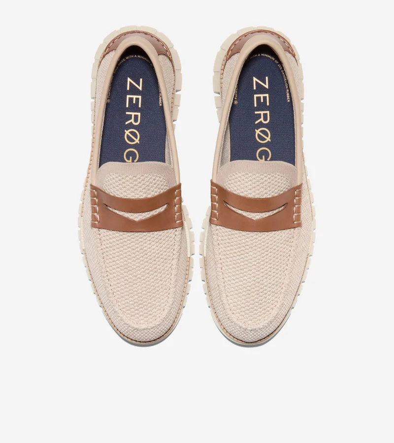 Cole Haan ANGORA / NATURAL / ANGORA Men's ZERÃ˜GRAND Remastered Stitchliteâ„¢ Loafers for Men | Best Price UAE