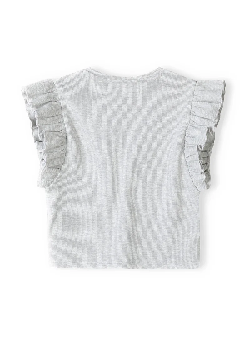 MINOTI Kids Girls Rib T Shirt