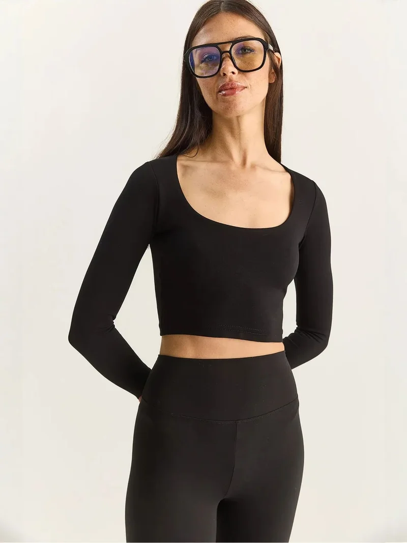 Bianco Lucci LUCCI Basic Crop Top