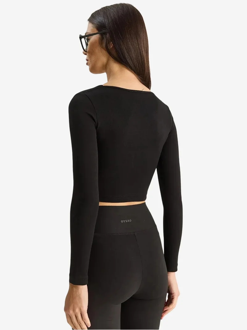 Bianco Lucci LUCCI Basic Crop Top