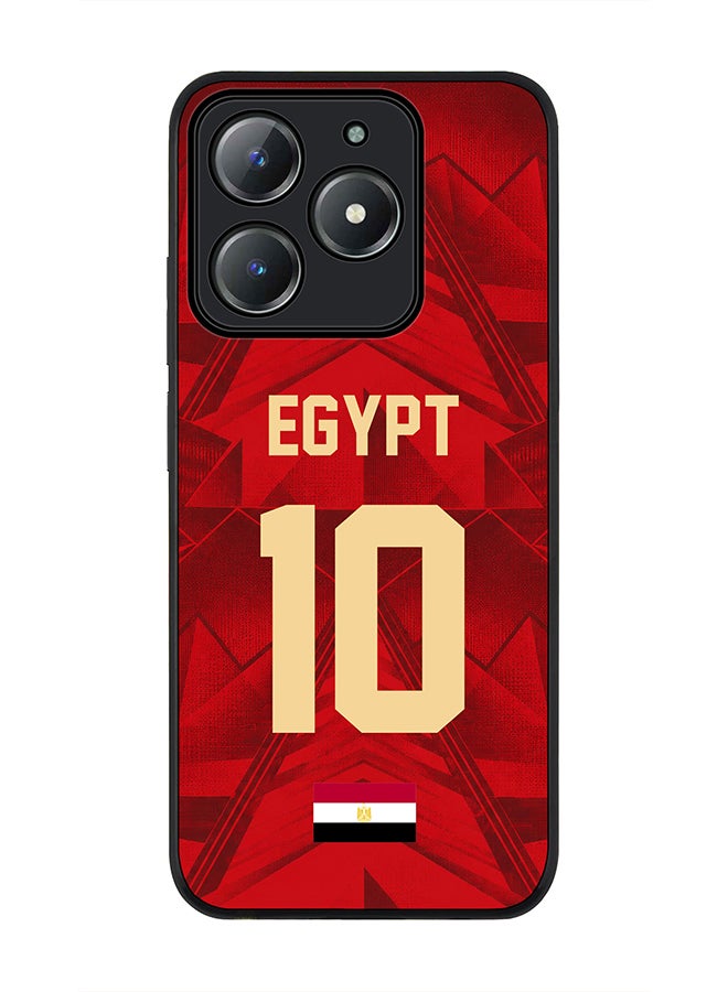 Stylizedd For Realme C63 / Realme C61 4G Case,Slim fit Camera Protection, Shockproof Thin Phone cover  - Football Team Egypt World Cup 2026 - Image 1