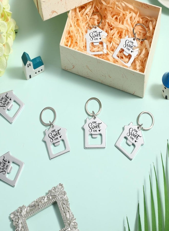 Jingmore New Home Keychains Bulk Estate Agent Gifts for Guests Home Bottle Opener House Keyrings Housekeeping Week Appreciation Gift Housewarming Party Favors(30 Pcs) - Image 4
