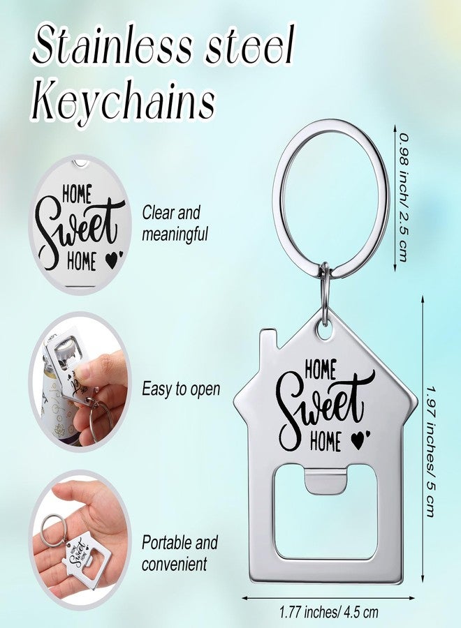 Jingmore New Home Keychains Bulk Estate Agent Gifts for Guests Home Bottle Opener House Keyrings Housekeeping Week Appreciation Gift Housewarming Party Favors(30 Pcs) - Image 2