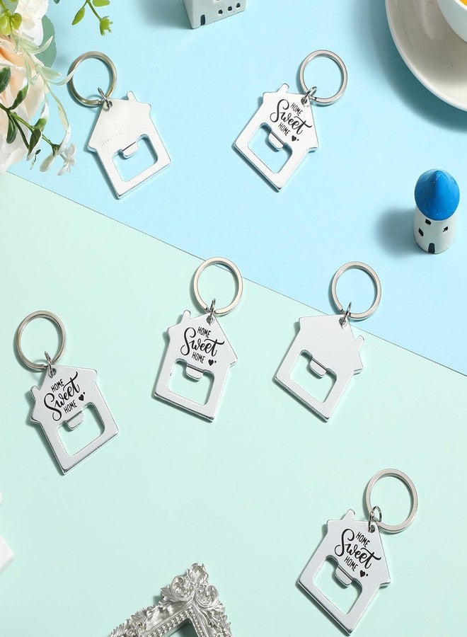 Jingmore New Home Keychains Bulk Estate Agent Gifts for Guests Home Bottle Opener House Keyrings Housekeeping Week Appreciation Gift Housewarming Party Favors(30 Pcs) - Image 3