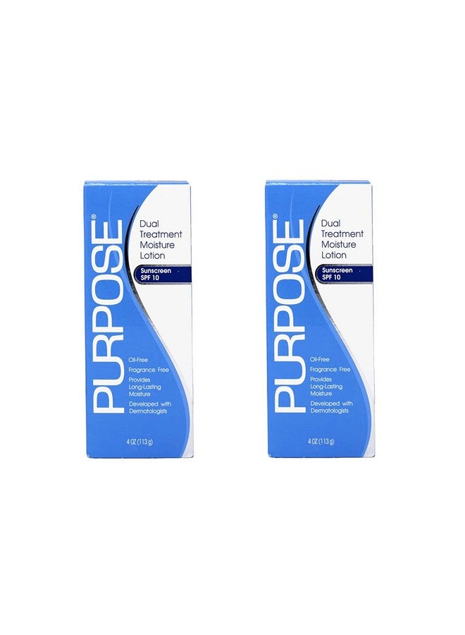 PURPOSE Dual Treatment Moisturizer, SPF 10 4 oz (Pack of 2) - Image 1