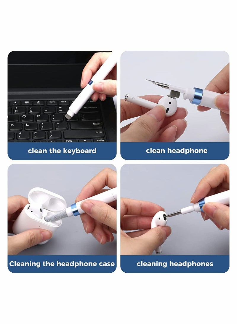 SYOSI 4 In 1 Cleaning Kit for Earphone Case, SYOSI Cleaning Tools for iPhone and Keyboard, Soft Brush Cleaning Pen for Bluetooth Earphone Case, for Huawei, for Samsung, for MI  - Image 3