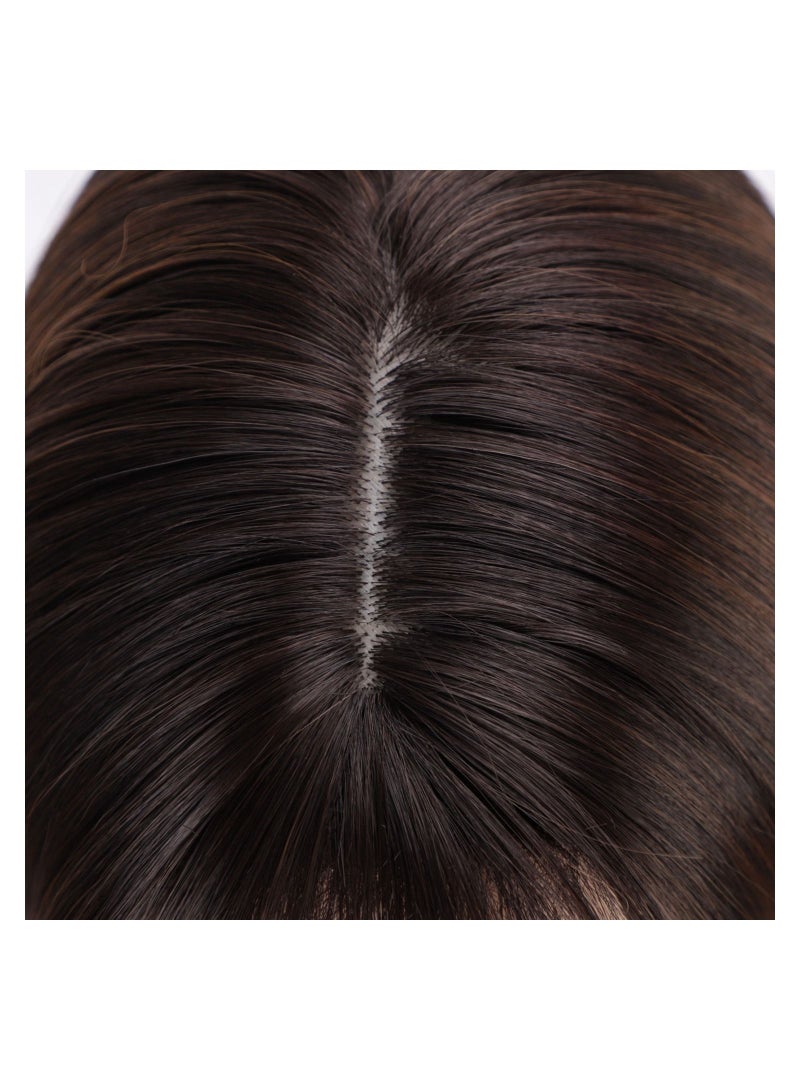 Estelle European and American Long Curly Hair Bangs Female Fiber Wave Full Head Cover Wig Color 1230 - Image 2