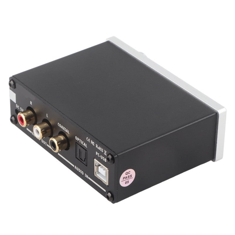 Audio Decoder USB DAC Height Decoding - Adopt MS8412+SA9023+NE5532+97220 Chipset Headphone Amplifier with High and Low Sound Adjustment for 3.5MM Headphones - Image 3