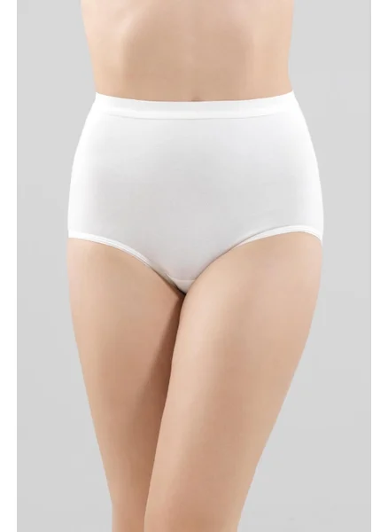 Blackspade Essential Plus Size High Waist Cream Briefs 1314