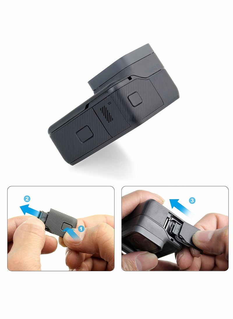 غطاء جانبي بديل USB لجهاز GoPro Hero 5 Black وHero 6 Black، قطعة إصلاح، ملحقات غطاء جانب USB-C - Image 4