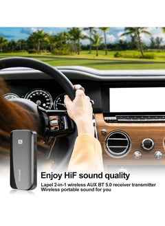 General Remote Sound Transmitter, Wireless Car Receiver, USB Transmitter Plug and Play Adapter, Sound Receiver, Stable Noise Cancelling Adapter for Car TV Speaker  - Image 2