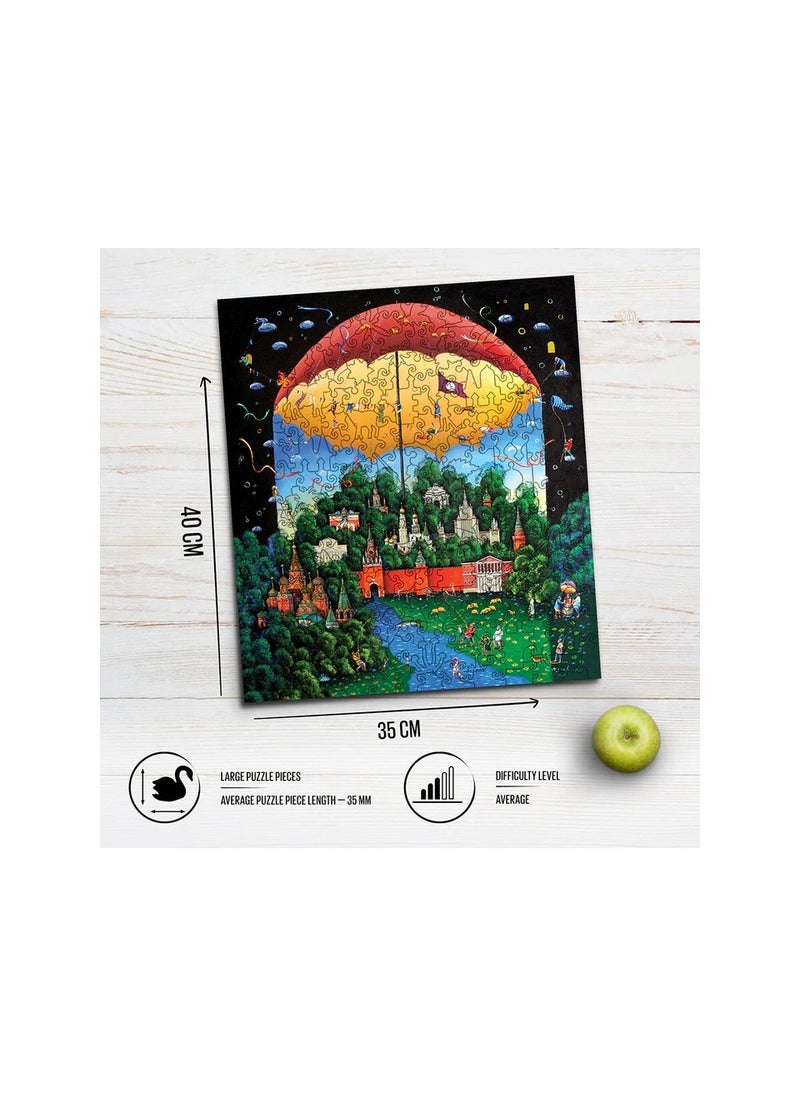 Puzzles - Day and Night Davici Wooden Jigsaw Puzzle - Image 1