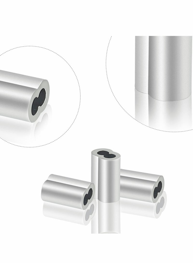 Generic Aluminum Crimping Loop Sleeve 1/16", Cable Ferrule Wire Rope Sleeves Loop Sleeve (200 Pcs)  - Image 2
