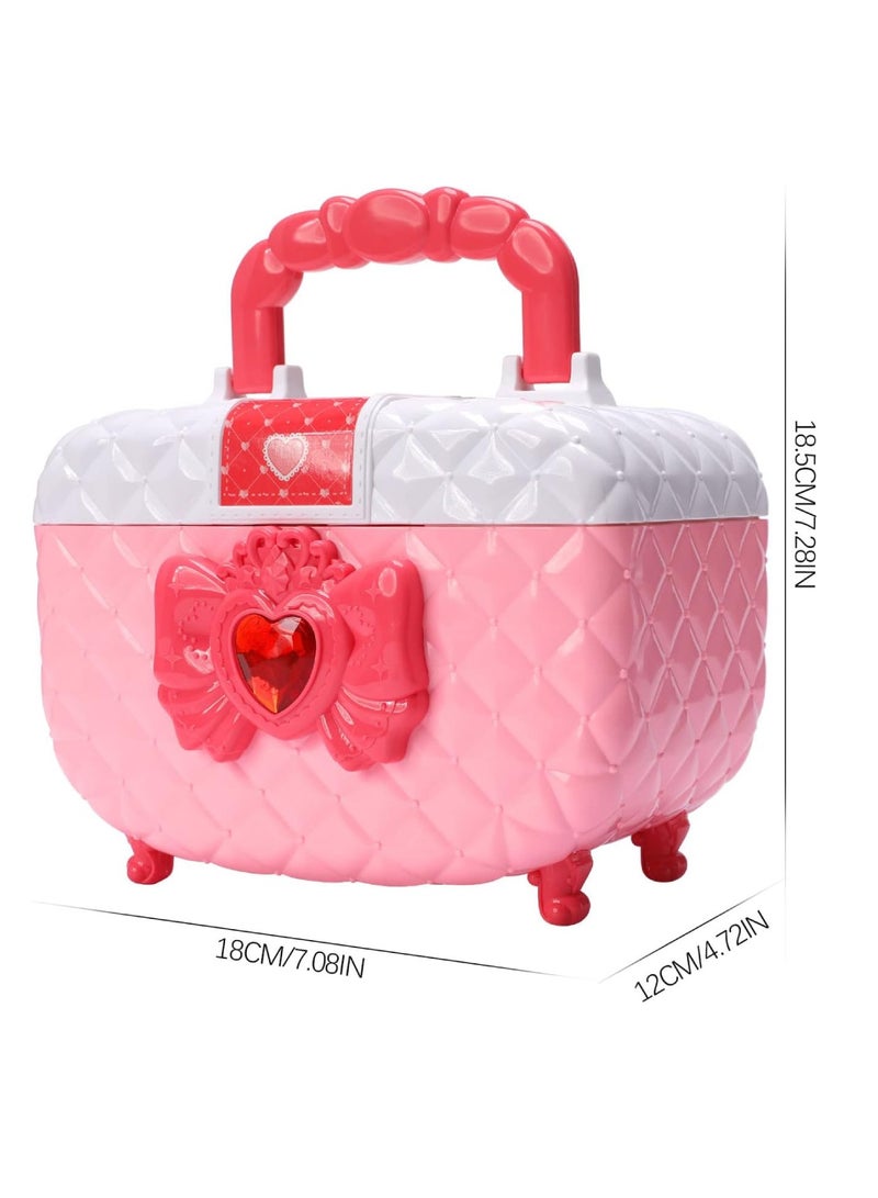 Digi Core حصالة نقود معدنية، حصالة نقود إلكترونية، حصالة نقود للأطفال، حصالة نقود إلكترونية آمنة، محمية بكلمة مرور، قفل مستشعر الإصبع، صندوق توفير نقود للبنات مع بطاريات، وردي/أبيض - Image 2