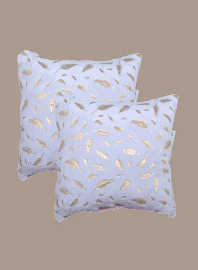 Donetella Cushion Cover,45X45 Cm (18X18 inch) 2-Pcs Decorative Throw Pillowcases Without Filler With Beautiful Abstract Art For Sofa Bed Living Room And Couch, Blue Haze