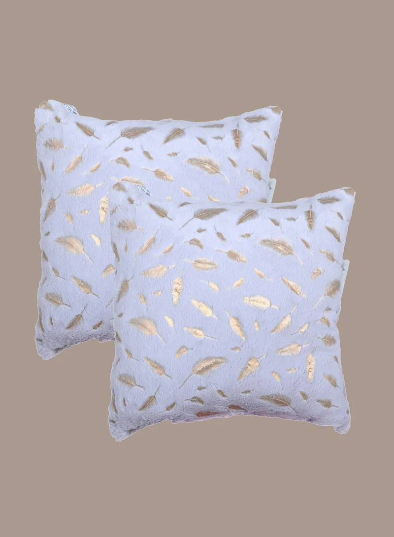 Donetella Cushion Cover,45X45 Cm (18X18 inch) 2-Pcs Decorative Throw Pillowcases Without Filler With Beautiful Abstract Art For Sofa Bed Living Room And Couch, Blue Haze