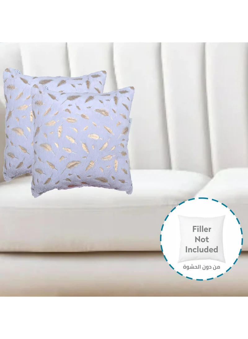 Donetella Cushion Cover,45X45 Cm (18X18 inch) 2-Pcs Decorative Throw Pillowcases Without Filler With Beautiful Abstract Art For Sofa Bed Living Room And Couch, Blue Haze