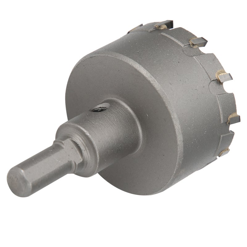 Carbide Hole Saw 50-100mm Cutting Diameter - Incisive Cutting Edge for Steel Plate Stainless Steel Aluminum Plate - Low Resistance Design for Calcium Silicate Plate Plastic Plate Resin Plate - Image 3