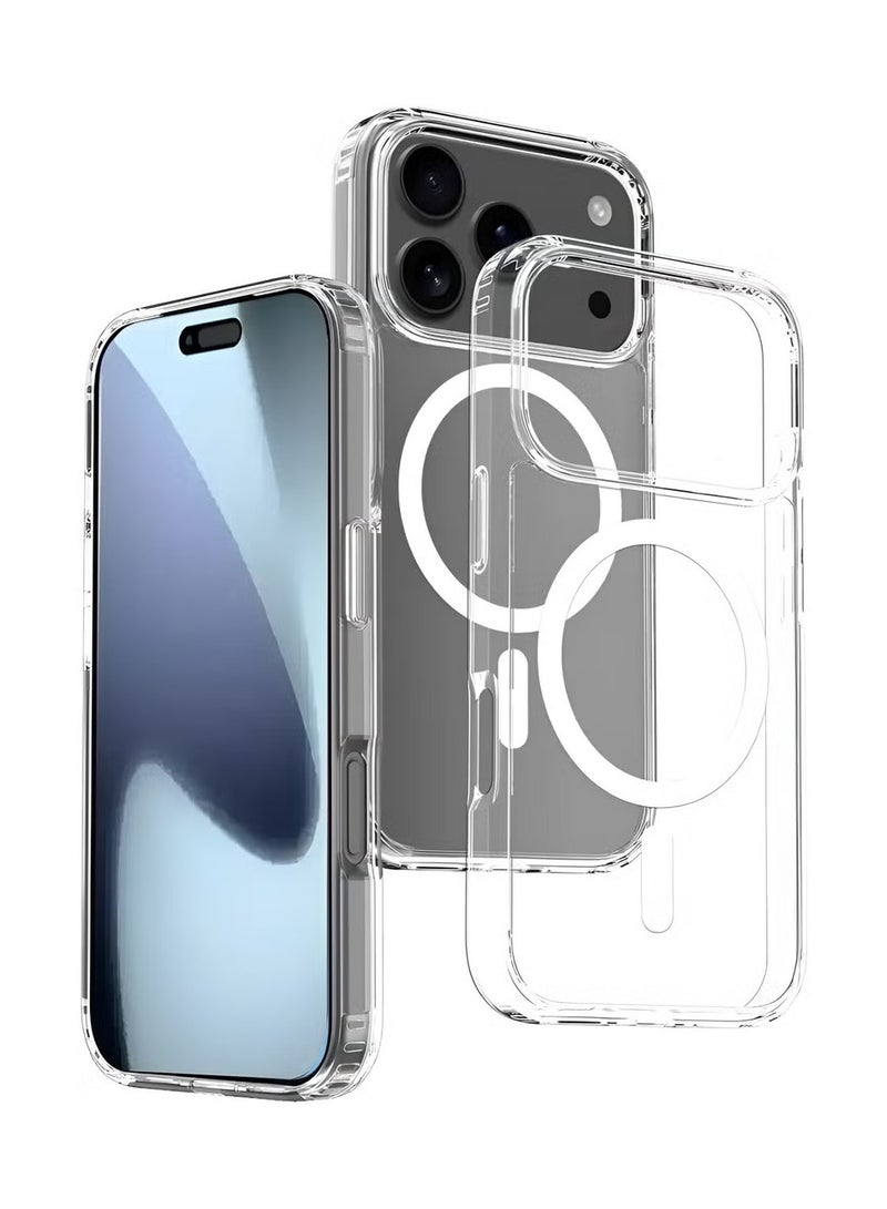 iPhone 17 Pro Max (6.9") MagSafe Clear Case – Anti-Yellow, Shockproof, Scratch & Drop Protection - Image 1