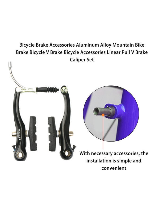 نيبمينينت طقم مشبك فرامل على شكل حرف V بتصميم خطي لإكسسوارات الدراجة الهوائية 15 x 10سم - Image 5