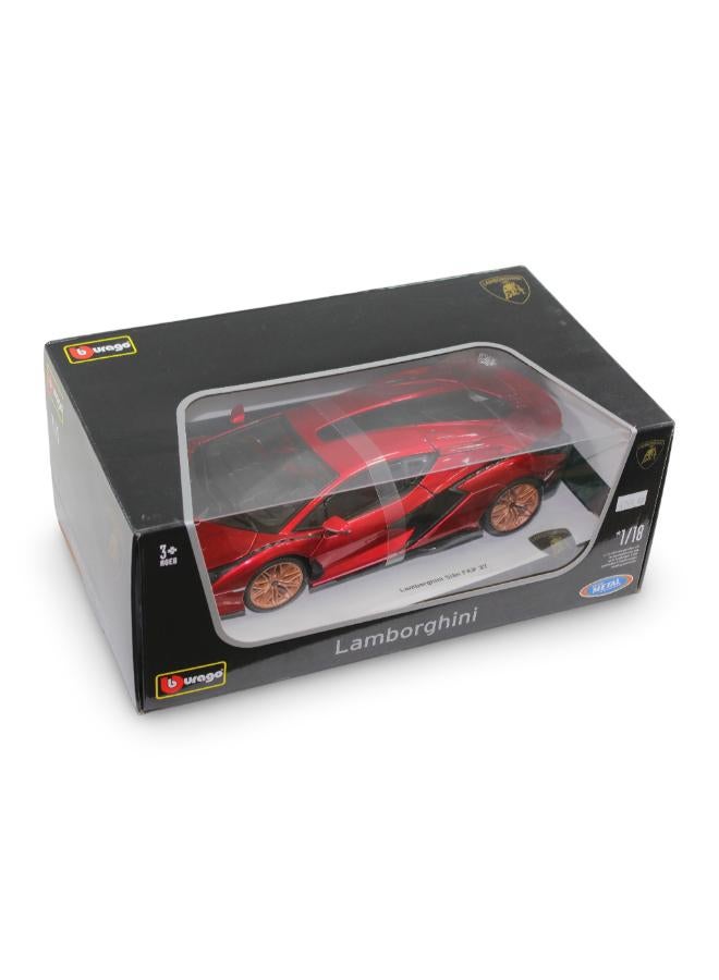 بوراجو سيارة Bburago Lamborghini Sián FKP 37 مصبوبة بمقياس 1:18 - Image 1