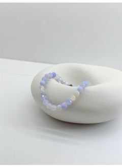 Kehribar Point Facet Cut Agate Natural Stone Bracelet  - Image 3