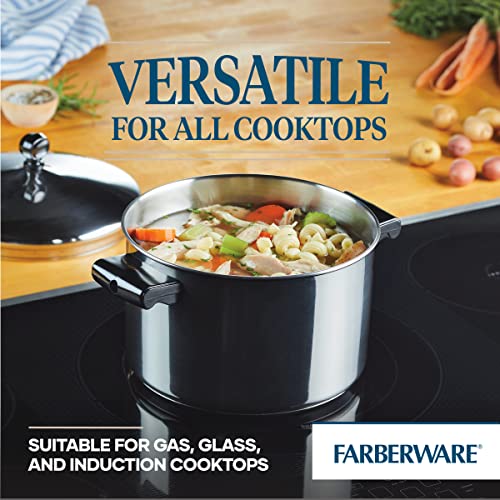Farberware Classic Stainless Steel 4-Quart Covered Saucepot - - Silver - Image 4