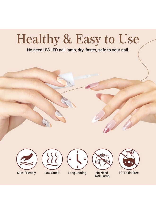 AZUREBEAUTY AZUREBEAUTY Dip Powder Liquid Set 15ml/0.5oz, 8 Pcs Dipping Powder Base Activator and Top Coat Brush Saver Nail File Necessary Tools for Dip Powder Nail Kit No Nail Lamp Needed  - Image 5