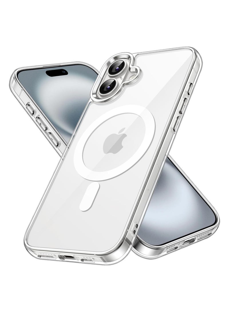 XLogiX Clear Case for iPhone 16 – Slim, Stylish, Transparent Back Cover with MagSafe Compatibility & Shockproof Protection | ClearX Series - Image 1