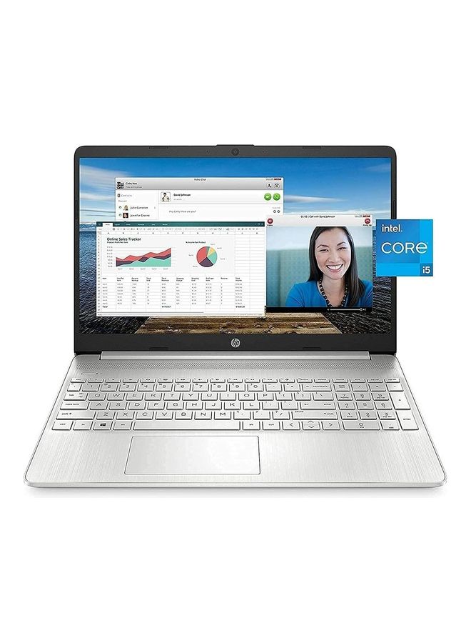 (Upgraded Version) Thin Laptop 15-Dy With 15.6-Inch Display, Core i5-1135G7 Processor/16GB RAM/1TB SSD/Intel Iris XE Graphics/Windows 10 English Silver