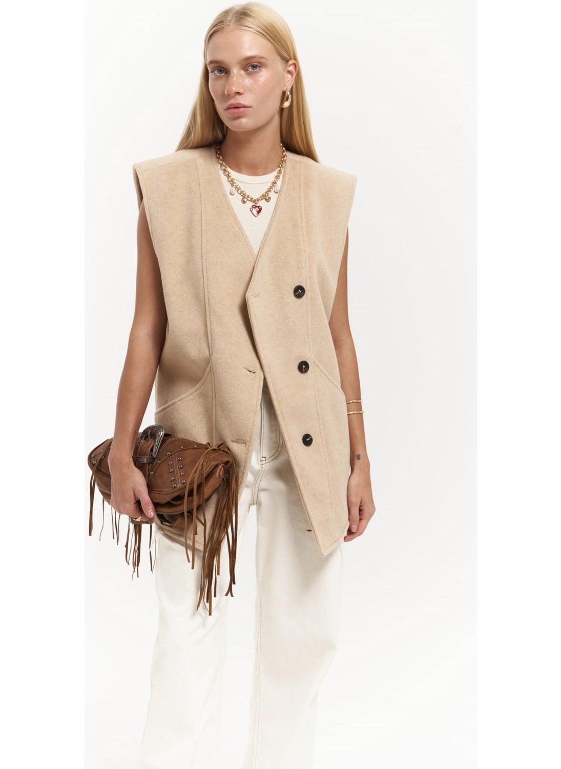Mai Collection 3135 - Colmar Camel Casual Cardigan  - Image 1