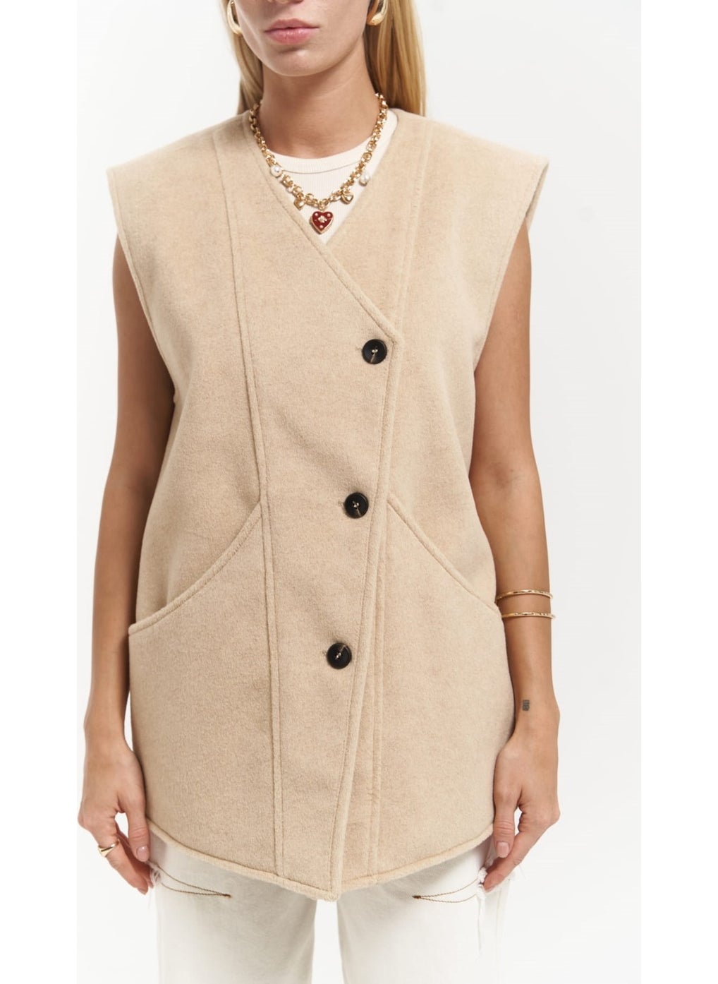 Mai Collection 3135 - Colmar Camel Casual Cardigan  - Image 5
