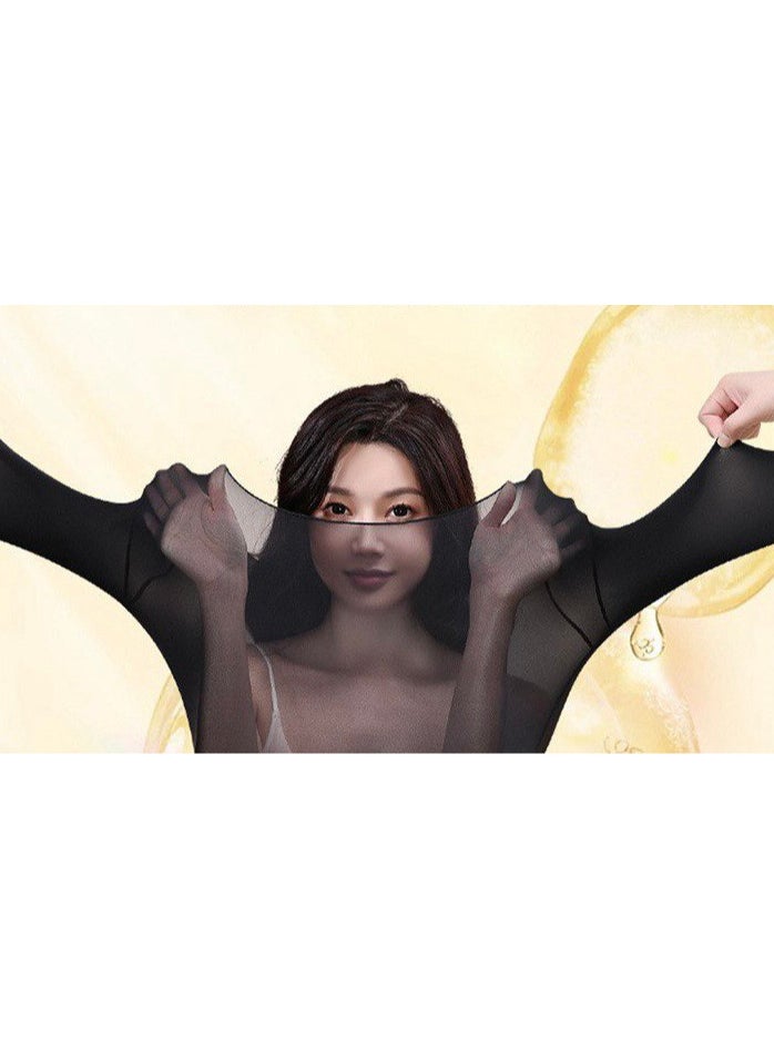 Generic Set of woman seamless thermal ultra-thin not thick long sleeve top and tights set  - Image 3