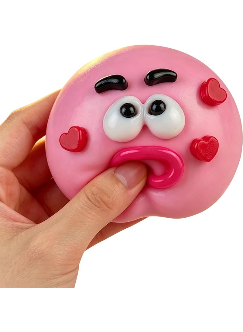 ATRJSZ Smushers Squishies Slow Rising Stress Ball Non- Cute Slow Rise Relaxing Sensory Fidget for Ages 3+ Squeeze Sensory Ball Fun Desk Accessory for Adults (Pink) - Image 2