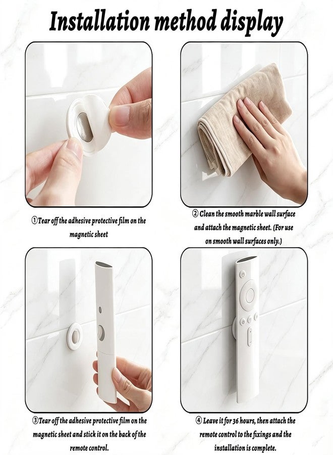 hinbkenla Magnetic Remote Holder 12PCS Wall Mount - Image 4