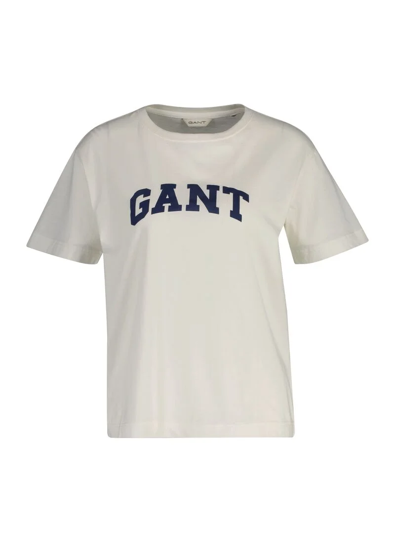 غانت Gant Relaxed Graphic Ss T-Shirt