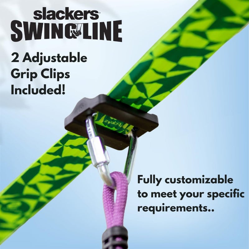 slackers Swing Line - Turn Healthy Trees Into The Perfect Backyard Swingset - slackers Tree Swing Line Kit - Great Tree Swing Addition to Any Yard - Recommended for Ages 3+ - Image 4