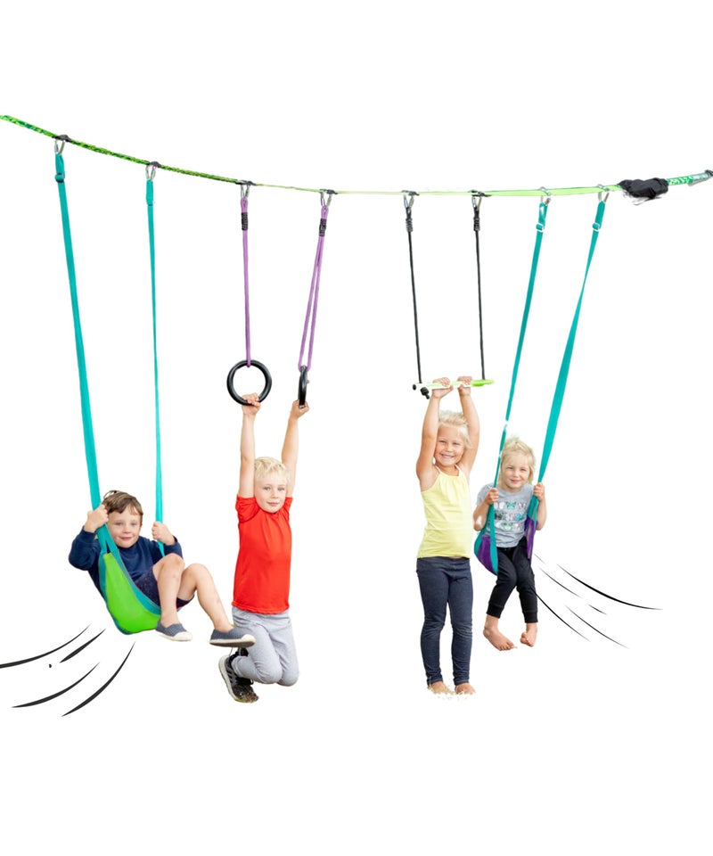 slackers Swing Line - Turn Healthy Trees Into The Perfect Backyard Swingset - slackers Tree Swing Line Kit - Great Tree Swing Addition to Any Yard - Recommended for Ages 3+ - Image 1