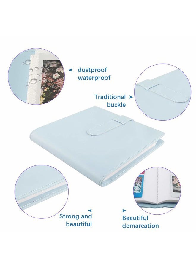 Kintion 256 Pockets Mini Photo Album for Polaroid Pictures,Compatible with Fujifilm Instax Mini 12 11 9 99 8+ 8 7S 90 70 50S 40 26 25 Evo Instant Camera/Mini Link SP-1 Instant Printer (Ice Blue)  - Image 3